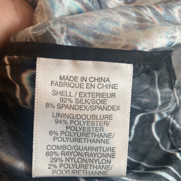 Helmut Lang Cellophane Silk Print Skirt - Picture 11 of 13